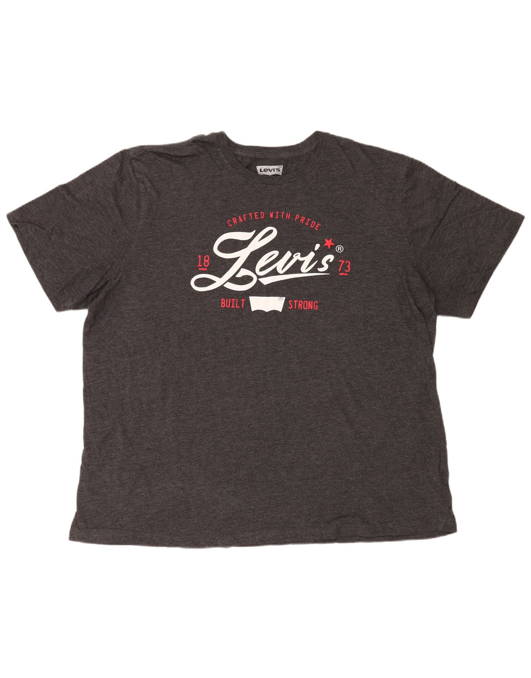 Levi's gornji dio majice s grafičkim motivima 2XL, sivi pamuk