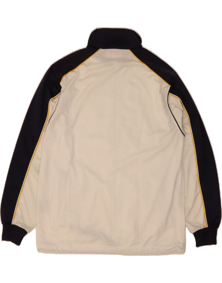 KAPPA Mens Tracksuit Top Jacket Large White Colourblock Polyester Vintage Kappa and Second-Hand Kappa from Messina Hembry 