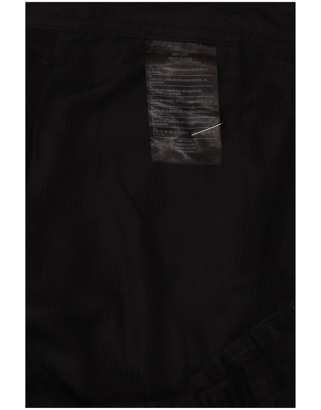 Volcom muške chino kratke hlače W40 XL crni pamuk