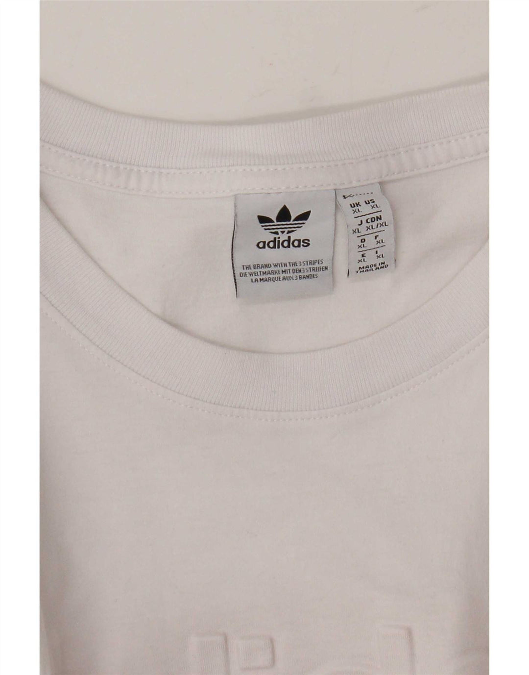 Adidas muška majica s grafičkim motivima XL bijela