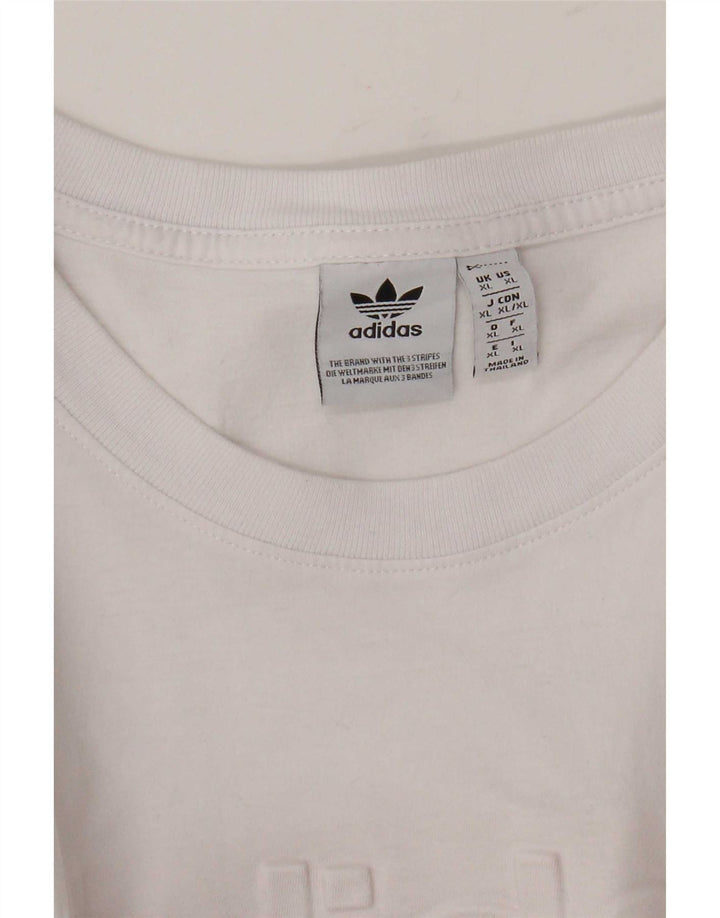 Adidas muška majica s grafičkim motivima XL bijela