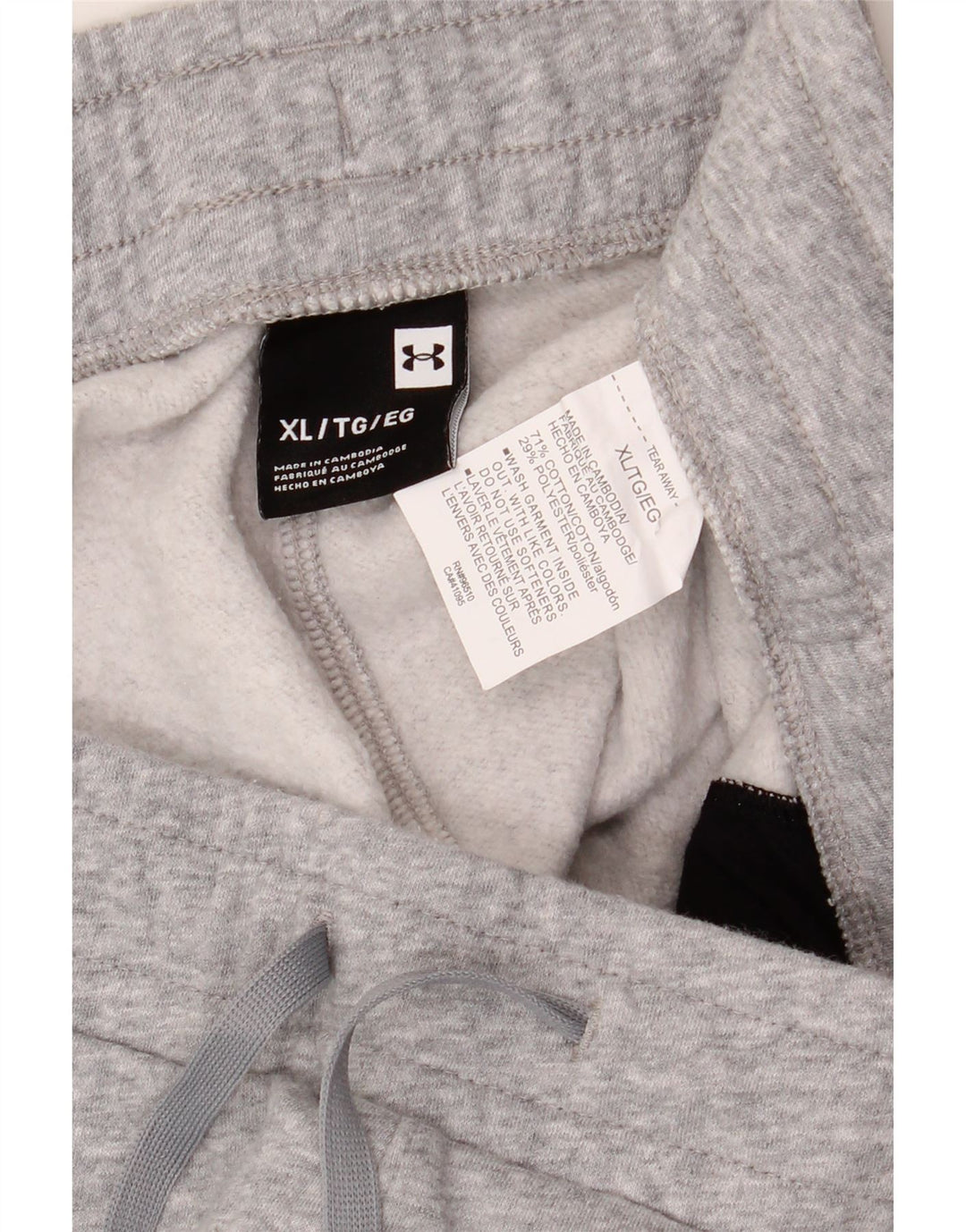 UNDER ARMOUR Muška trenirka Hlače Joggers XL Sivi pamuk