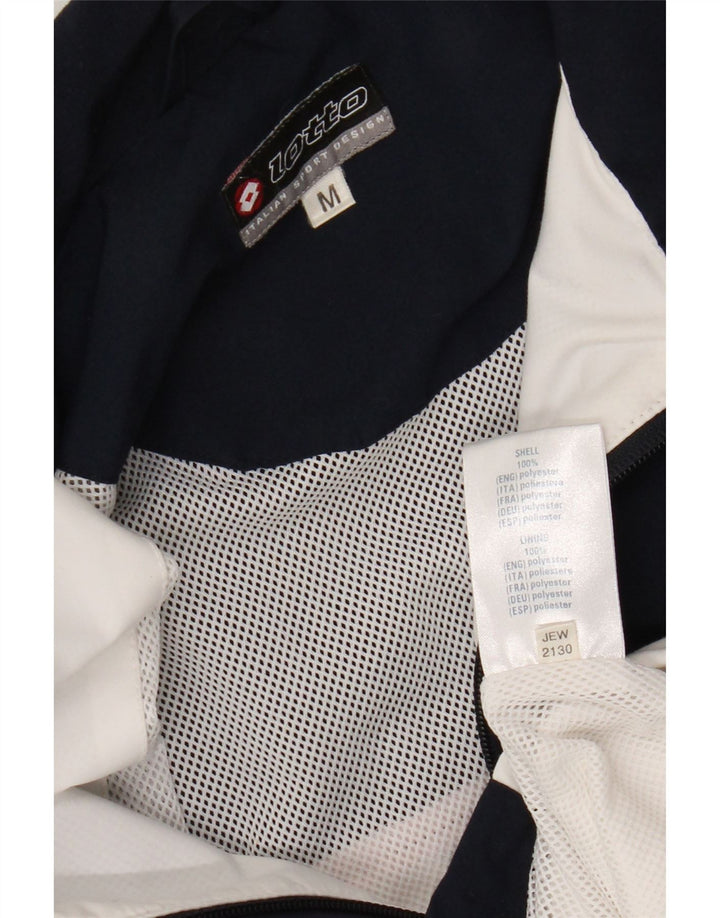 Lotto muška gornja jakna trenirke srednje tamnoplave boje od poliestera