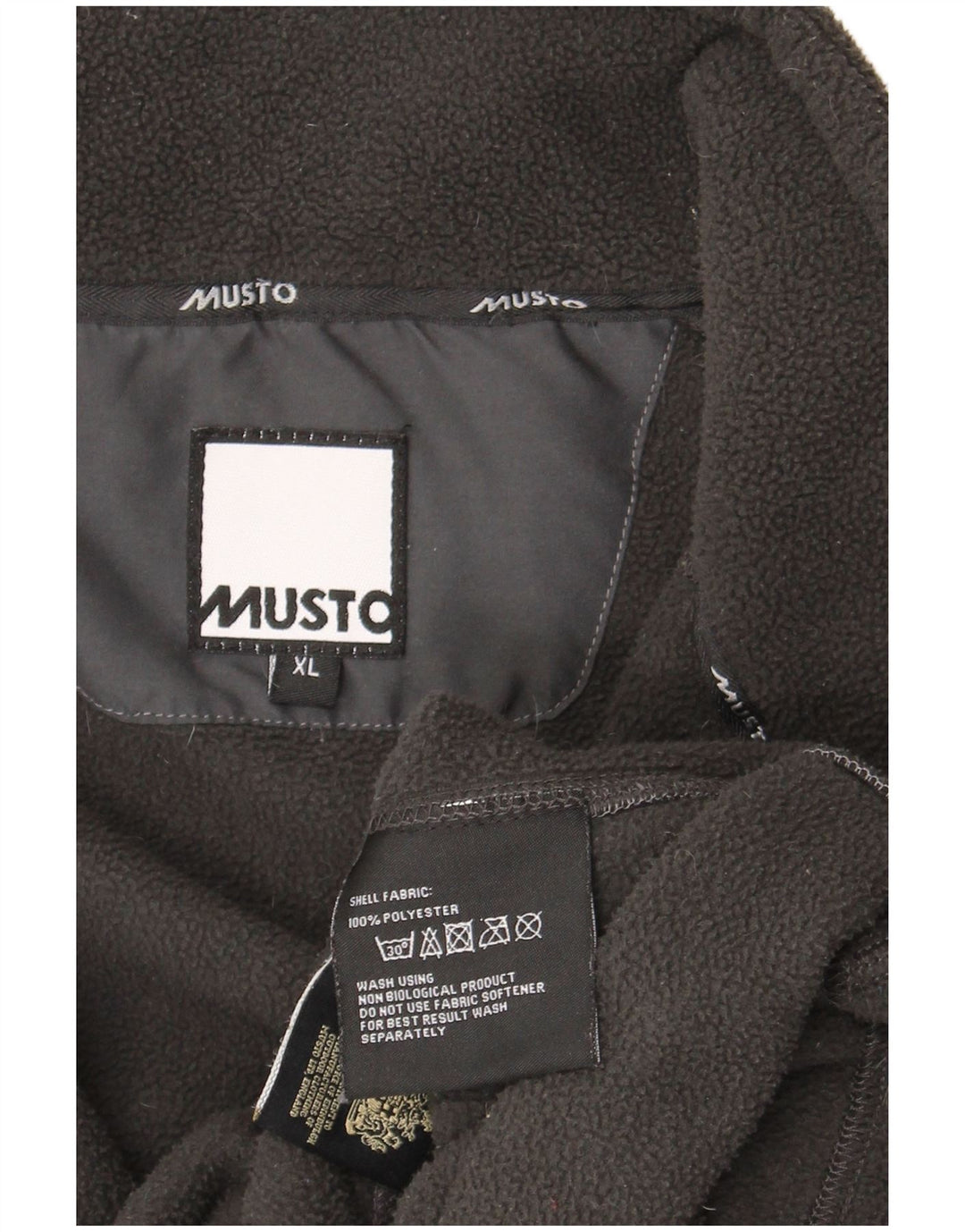 Musto jakna od flisa UK 42 XL sivi poliester