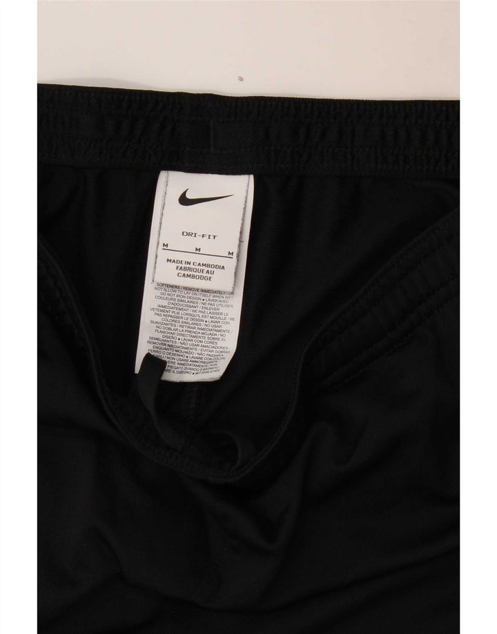 Nike muške Dri Fit hlače za trenirku srednje crne sportske poliesterske hlače