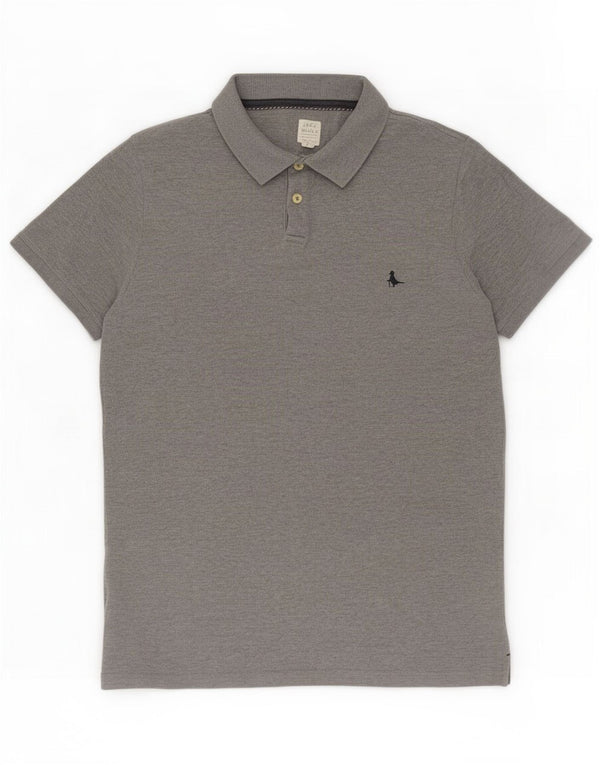 Jack Wills Mens Polo Shirt Medium Grey Cotton