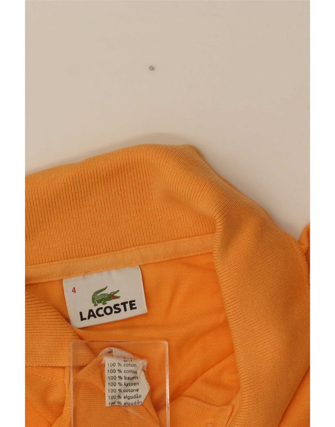 Lacoste muška polo majica veličine 4 srednje narančasta pamuk