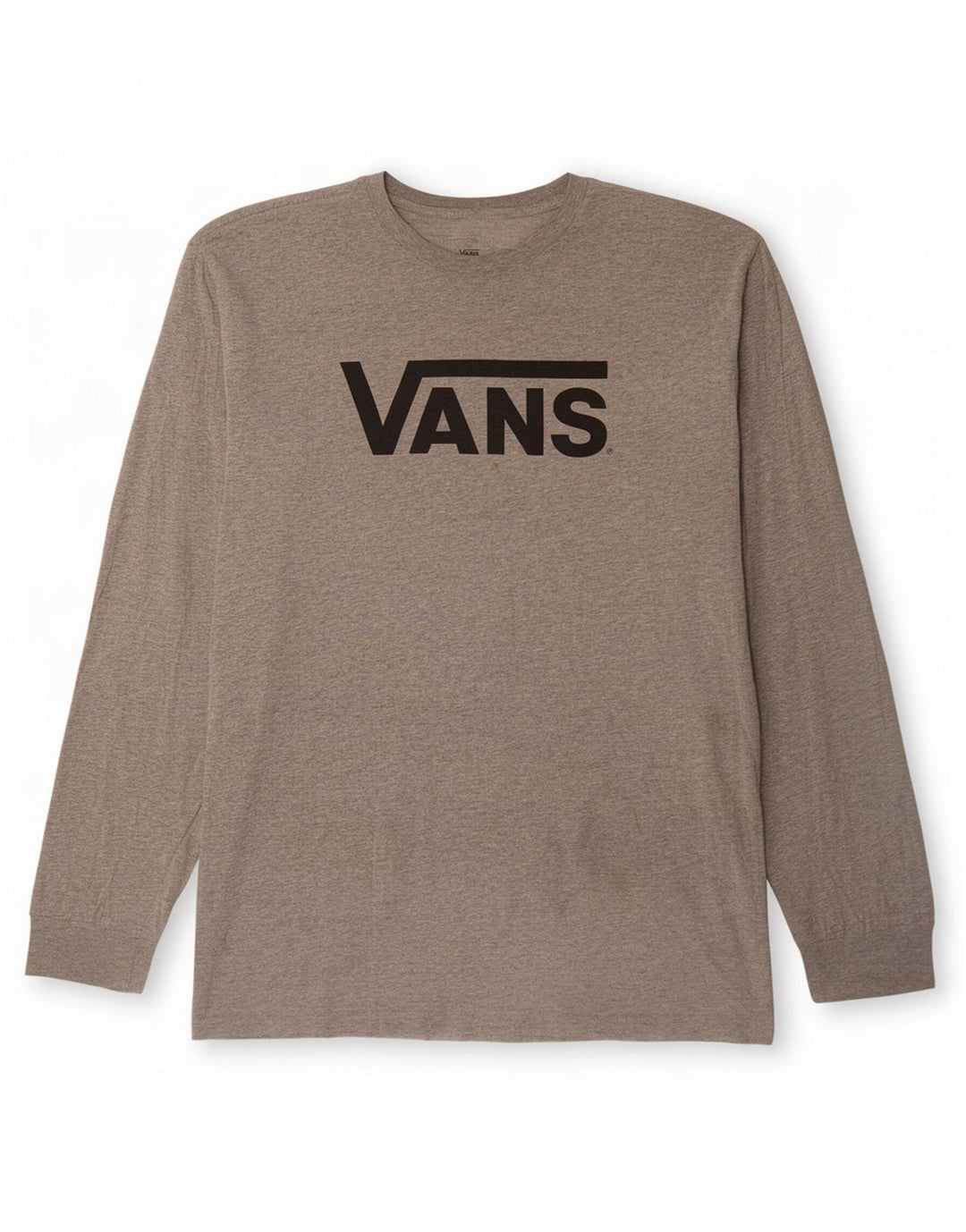 Vans muška majica klasičnog kroja s dugim rukavima od velikog sivog flekastog pamuka