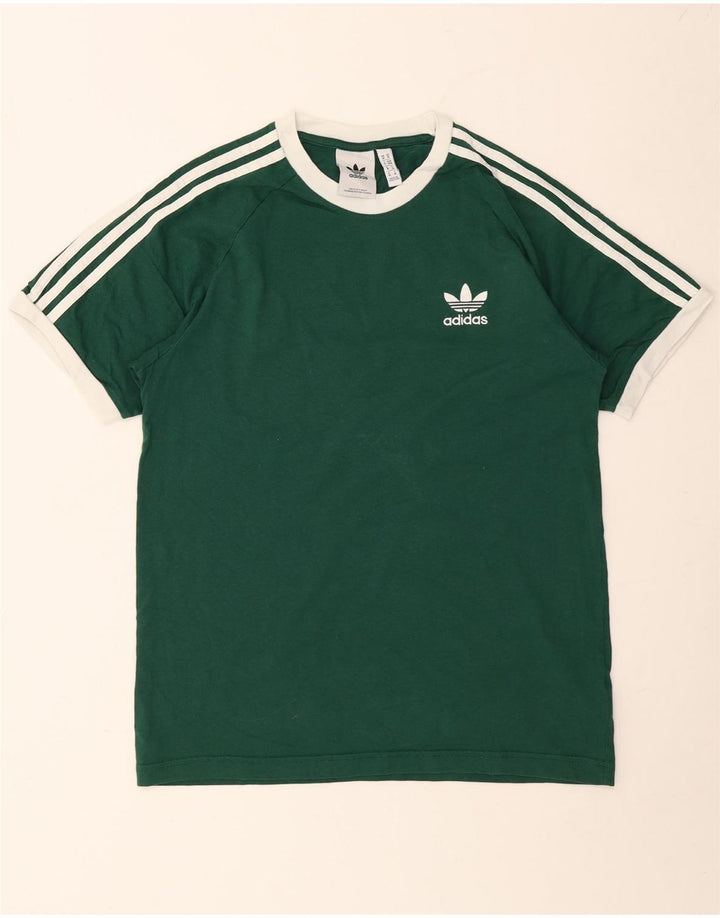 ADIDAS muška majica kratkih rukava Srednje zeleni pamuk