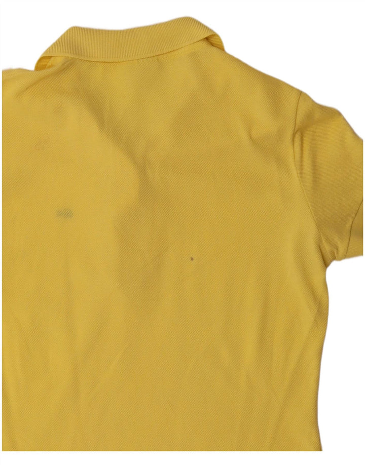 Lacoste ženska polo majica veličine 38 srednje žuti pamuk