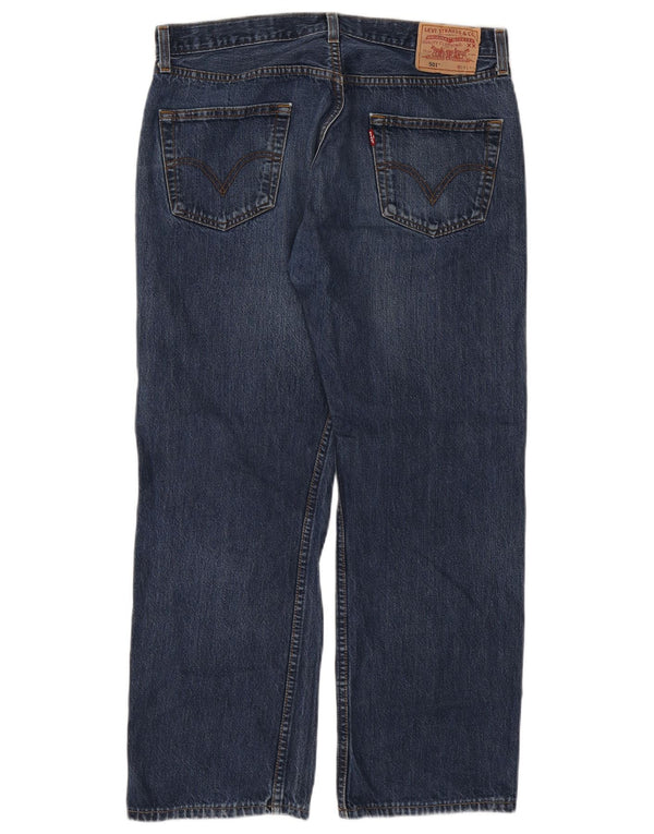 Levi's muške 501 ravne traperice W36 L28 plavi pamuk