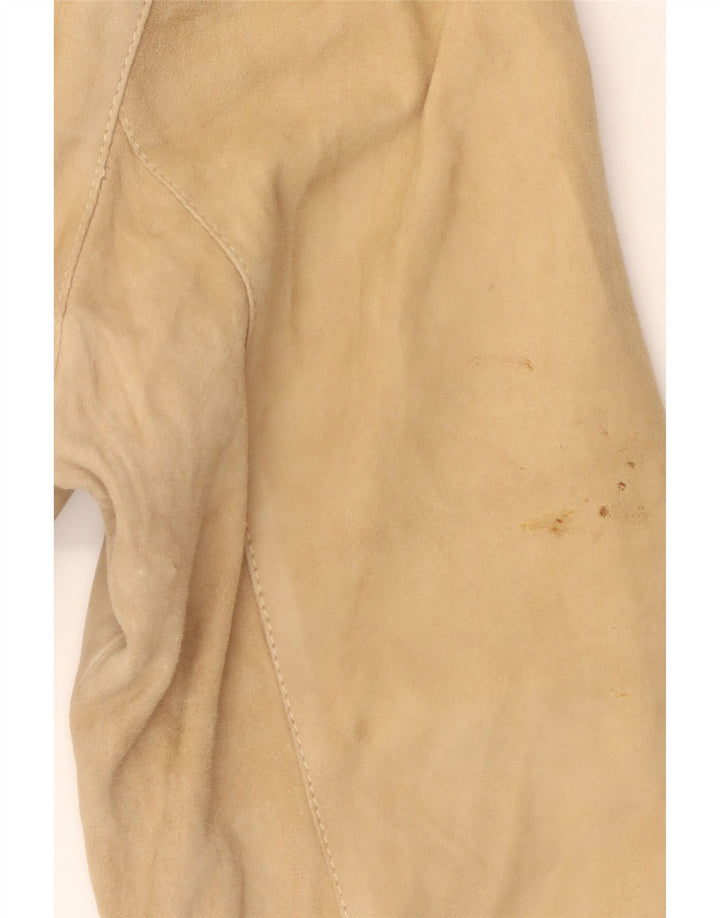 VINTAGE ženski kaput od antilopa IT 46 velika bež koža