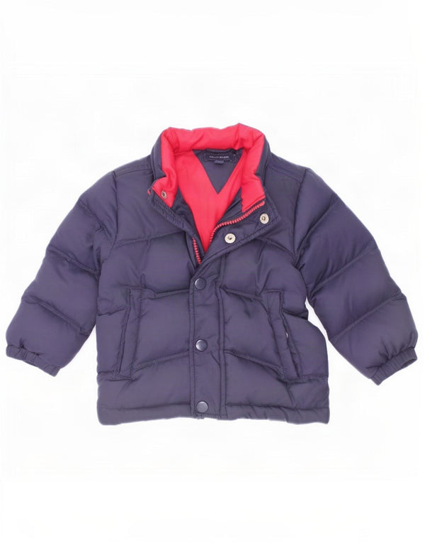 Tommy Hilfiger Baby Boys podstavljena jakna 12-18 mjeseci tamnoplava najlonska