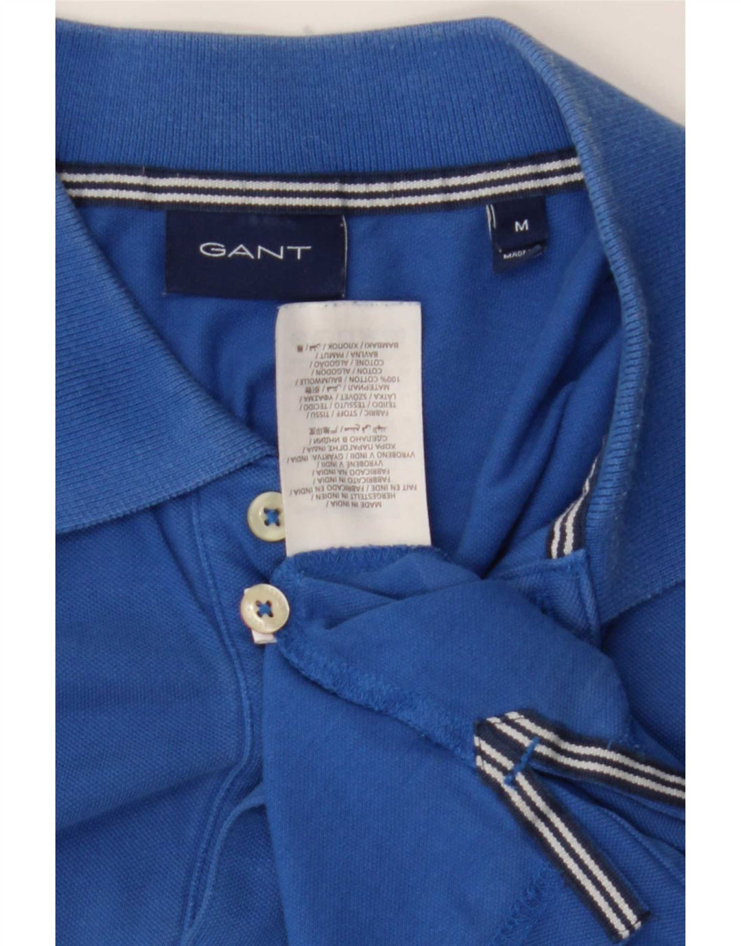 Gant muška polo majica srednje plavi pamuk