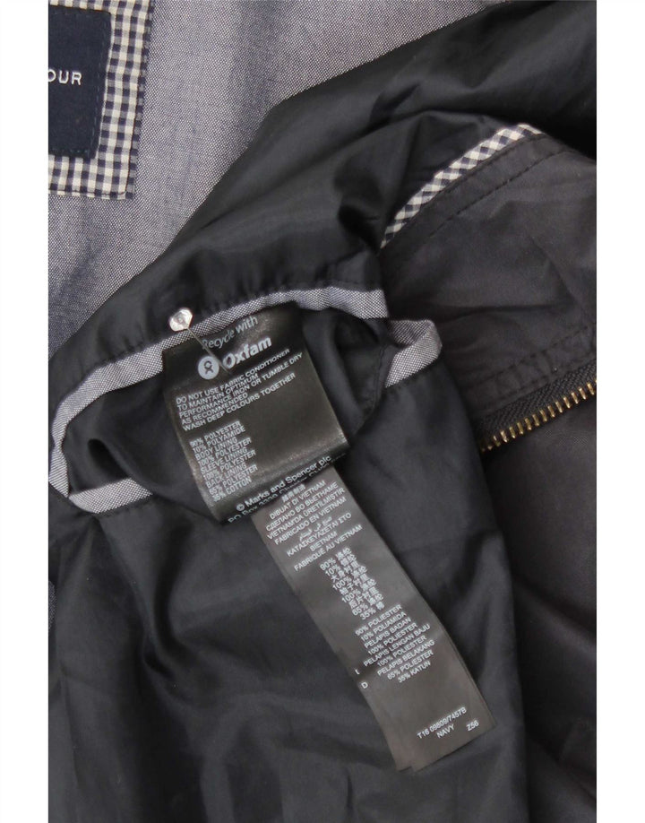 Marks & Spencer muška plava lučka bomber jakna 2XL tamnoplavi poliester