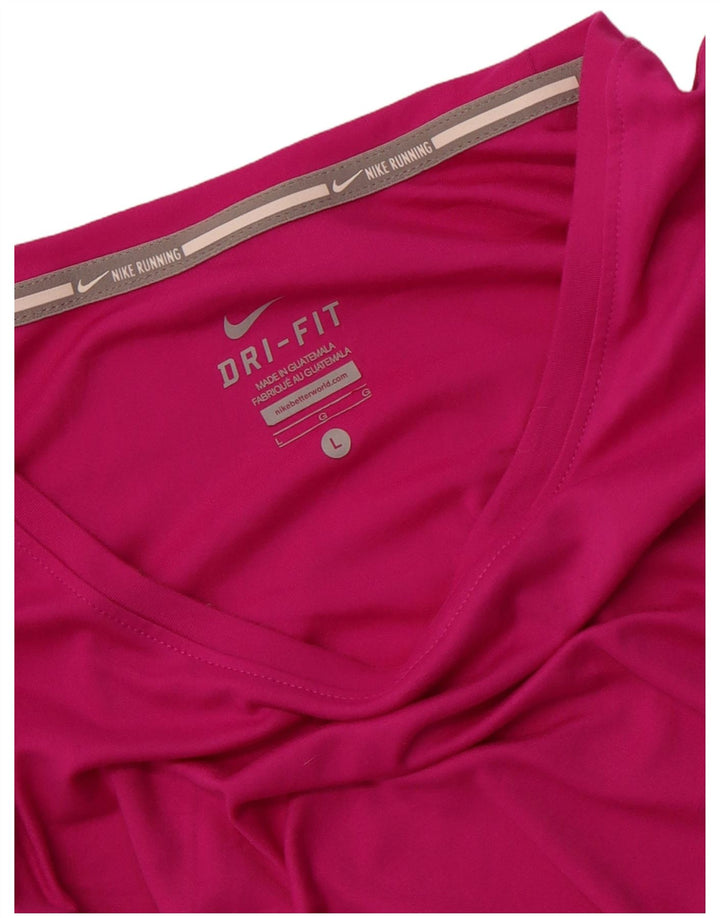 Nike Ženska Dri Fit majica kratkih rukava UK 14 Large Pink