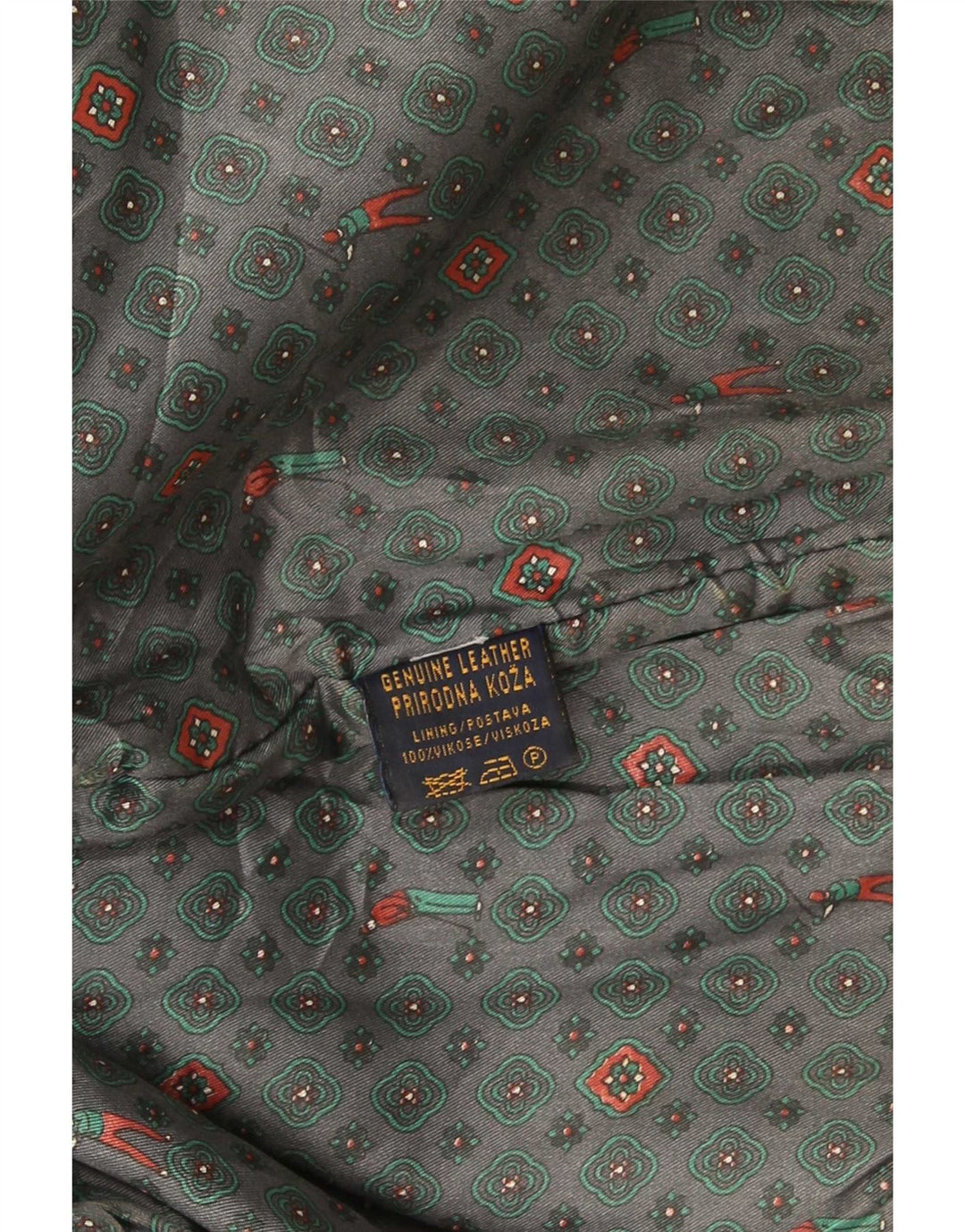 Vintage muška kožna jakna UK 42 XL crna