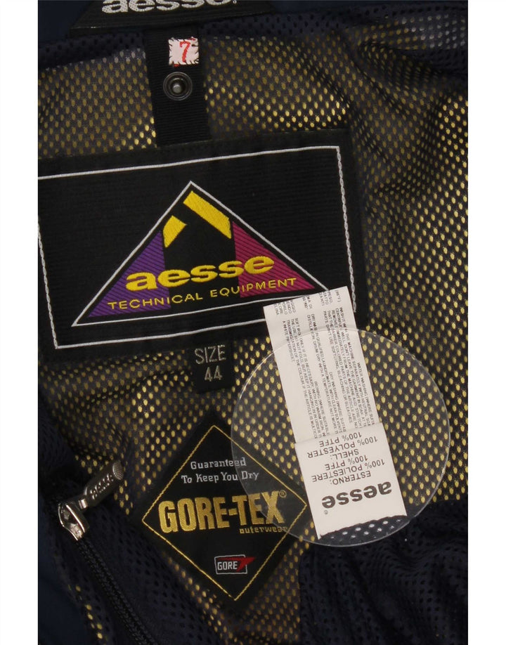 Aesse ženska Gore-Tex kišna jakna s kapuljačom IT 44 Medium tamnoplavi poliester