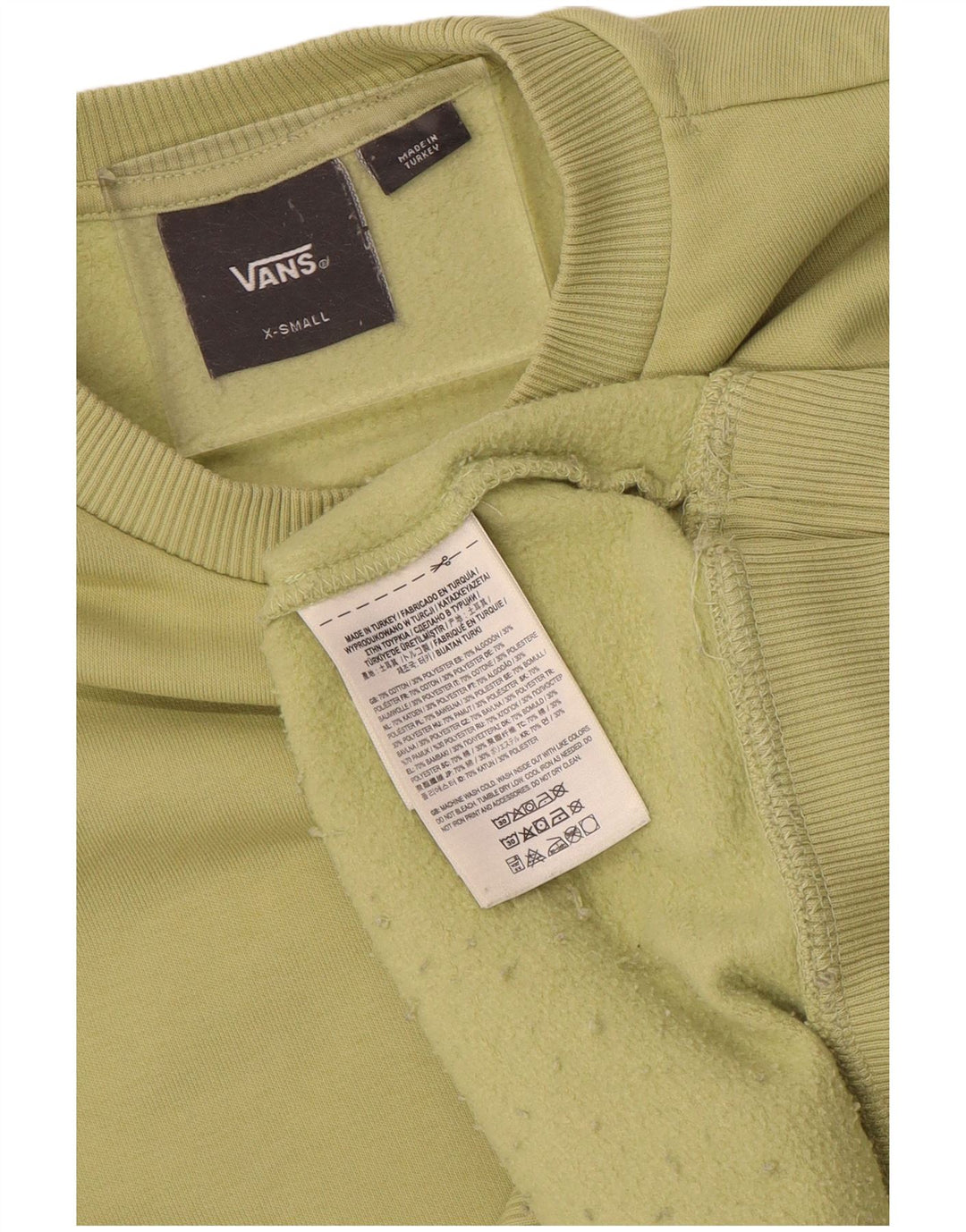 Vans muška majica XS zeleni pamuk