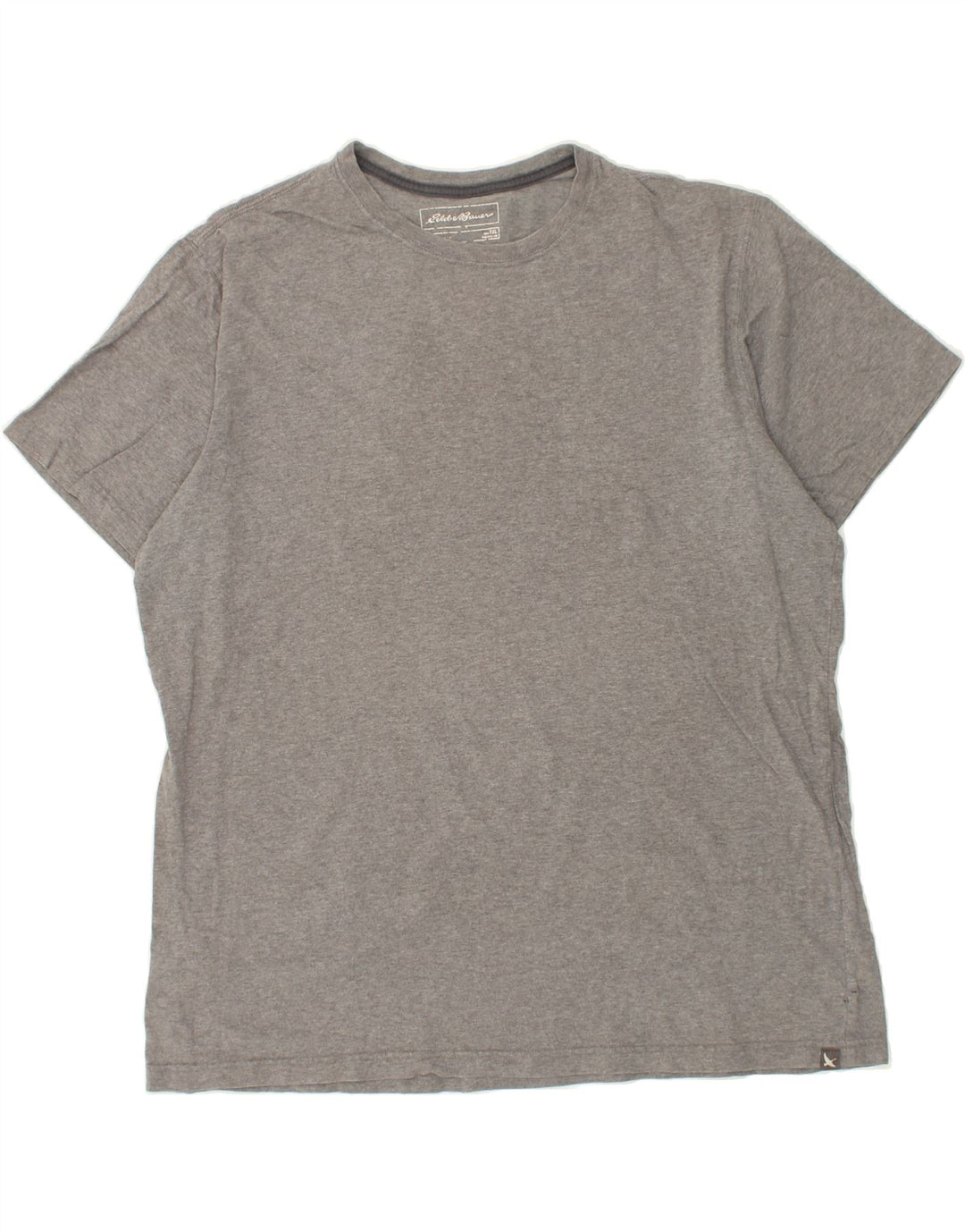 EDDIE BAUER Mens T-Shirt Top XL Grey Cotton Vintage Eddie Bauer and Second-Hand Eddie Bauer from Messina Hembry 
