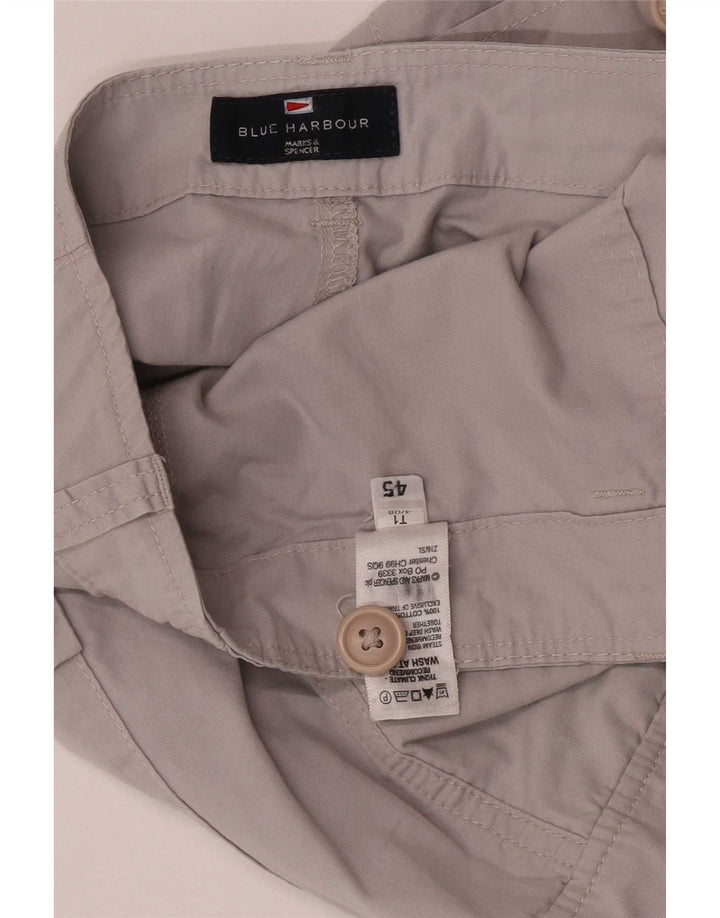 Marks & Spencer muške kratke hlače Blue Harbor Cargo W36 veliki sivi pamuk