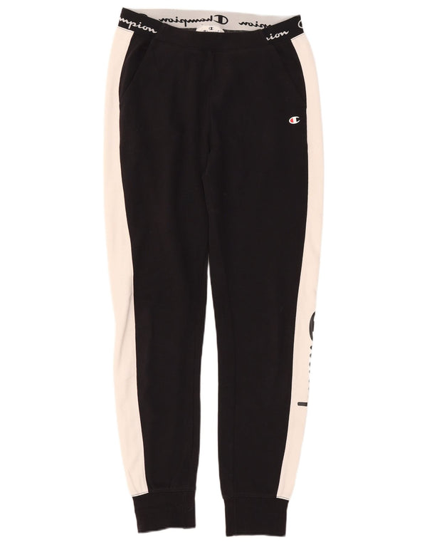 Champion Ženska trenirka Hlače Joggers UK 10 Small Black Colourblock