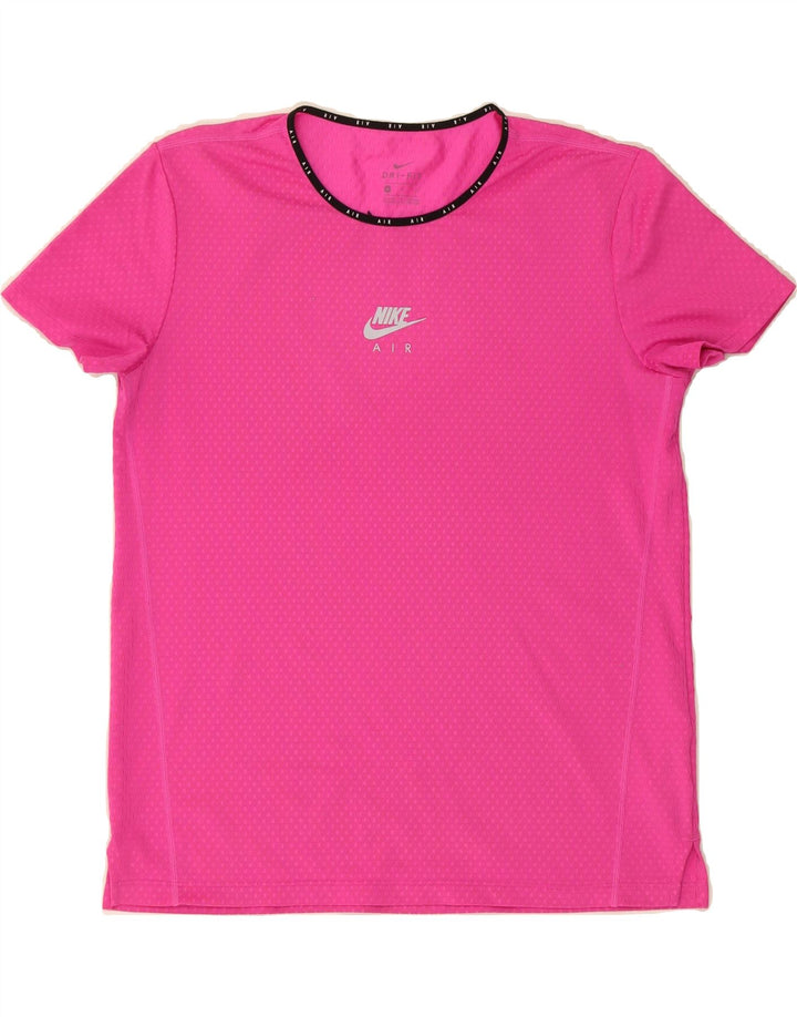 NIKE Womens Dri Fit T-Shirt Top UK 10 Small Pink Polyester Vintage Nike and Second-Hand Nike from Messina Hembry 