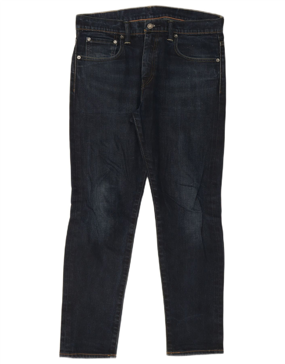 LEVI'S Mens 520 Slim Jeans W32 L28 Navy Blue Cotton