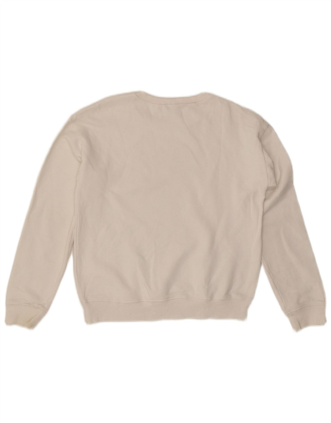 Benetton ženski džemper s grafičkim motivima UK 10 Small White