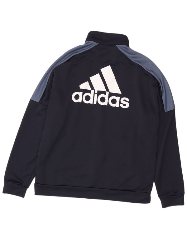 ADIDAS muška trenirka s grafičkim motivima, gornja jakna XL tamnoplave boje