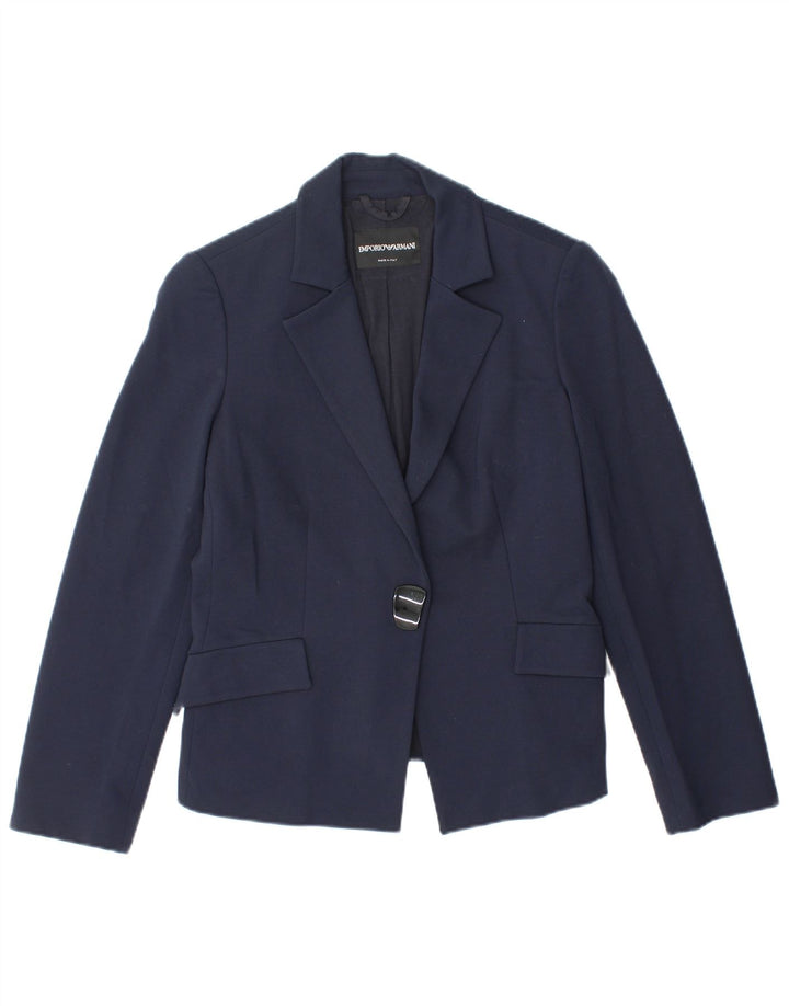 Emporio Armani ženski sako sa 1 gumbom UK 10 Mala tamnoplava