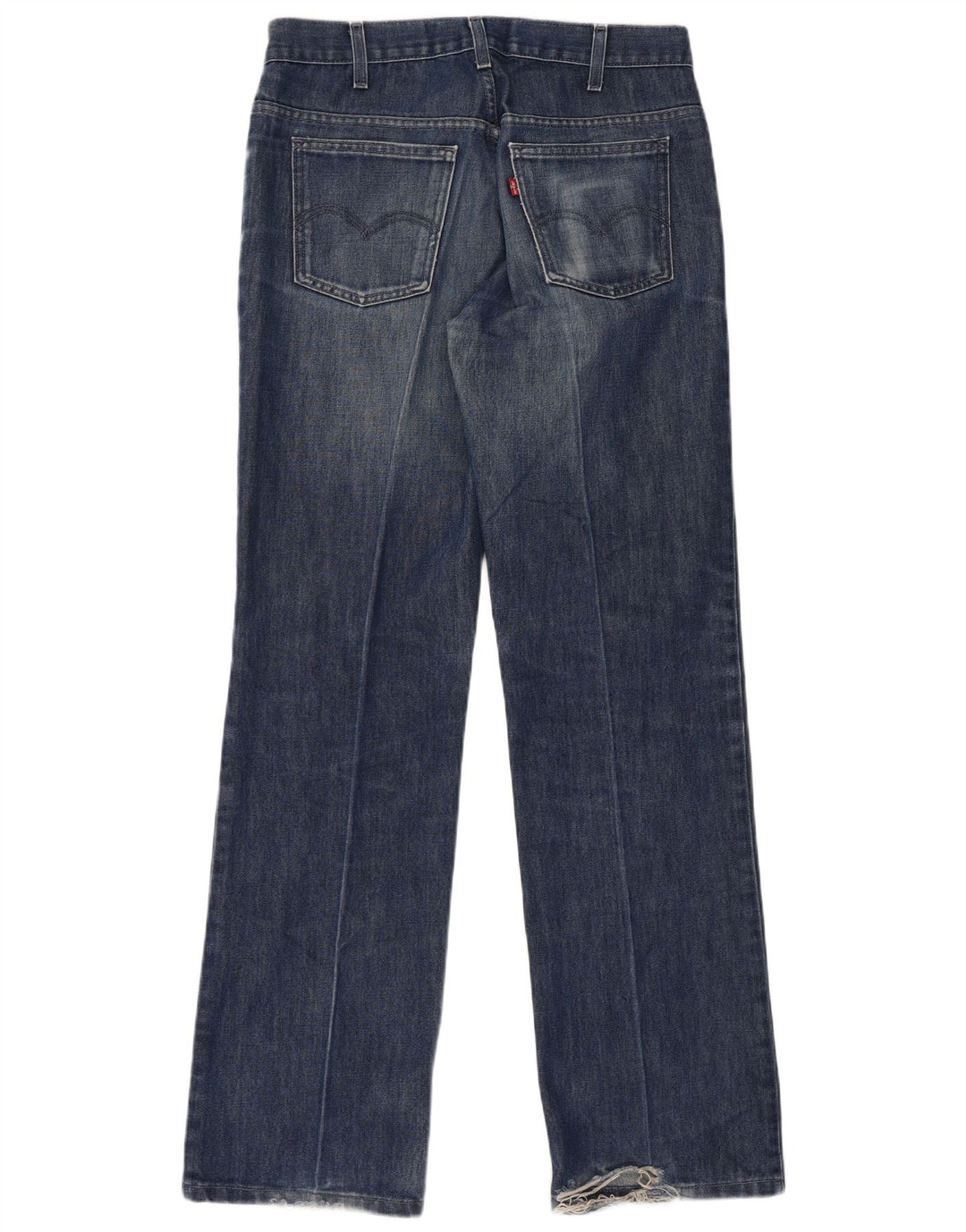 Levi's muške ravne traperice s oštećenjem W33 L34 plavi pamuk