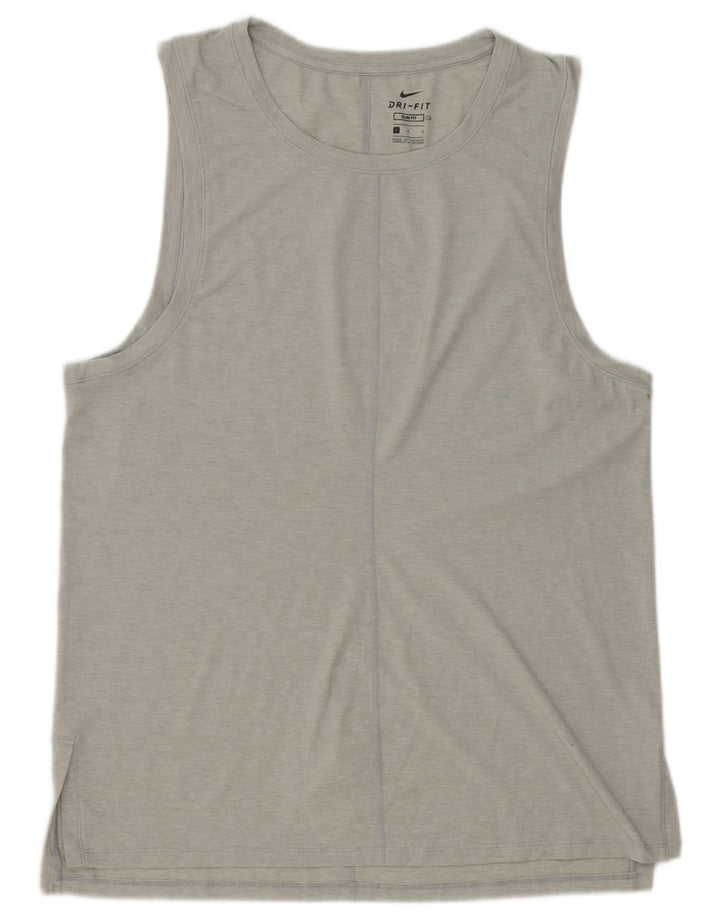 Nike Dri Fit Slim Top Veliki sivi poliester