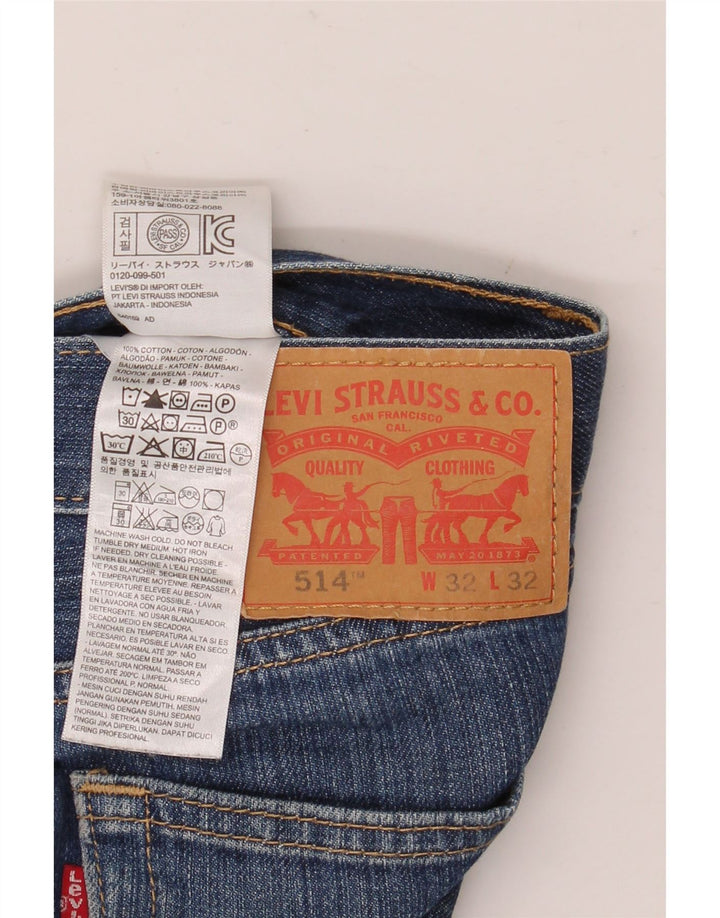 Levi's muške 514 traper kratke hlače W32 srednje plavi pamuk