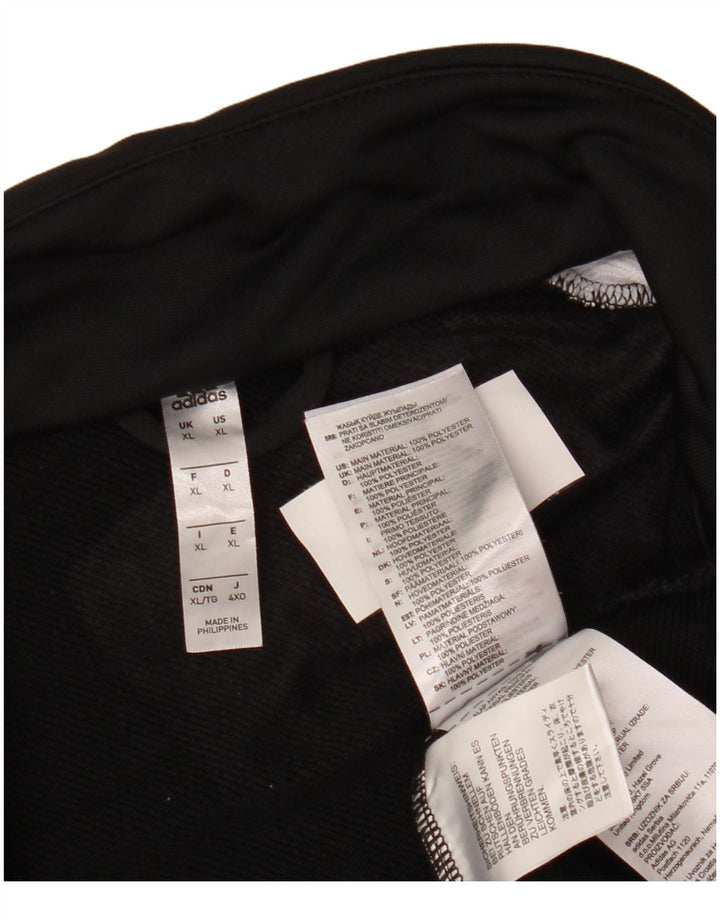 ADIDAS muška trenirka gornja jakna XL crni poliester u boji