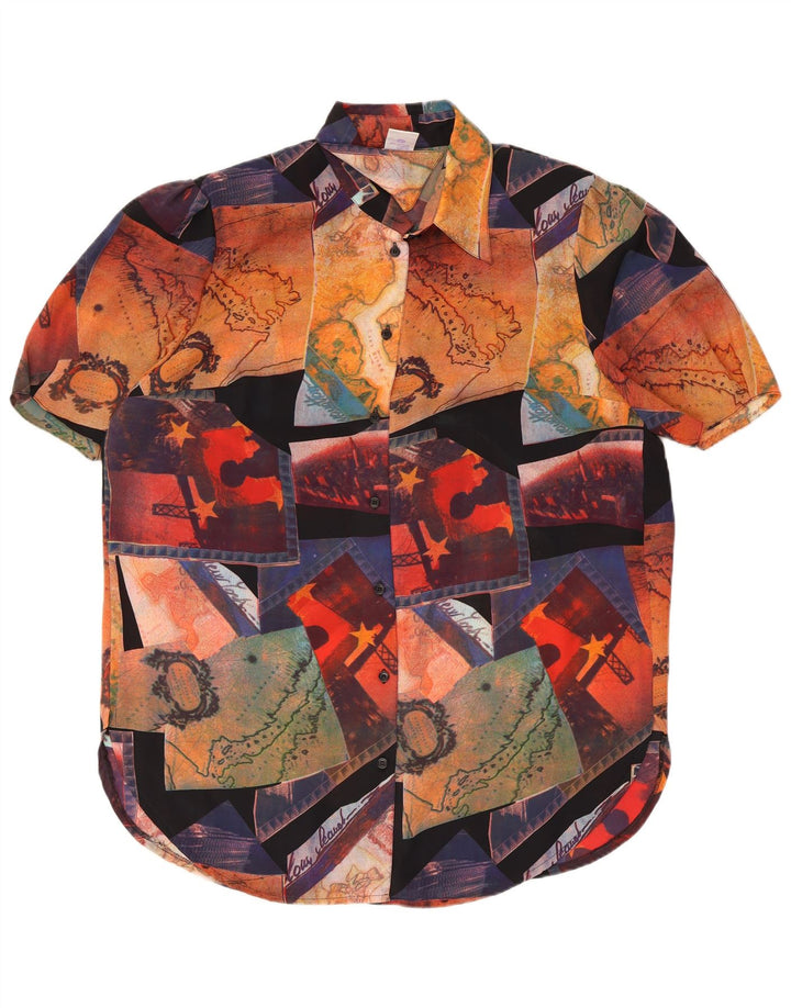 NOVA BRZA Ženska prevelika košulja bluza EU 44 XL Višebojni patchwork