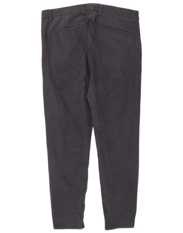 Zara muške uske chino hlače EU 46 XL W36 L30 tamnoplavi pamuk