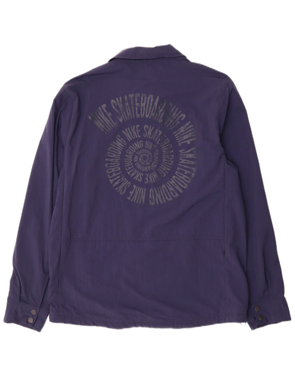 Nike muška bomber jakna za skateboarding UK 40 Large Navy Blue Nylon