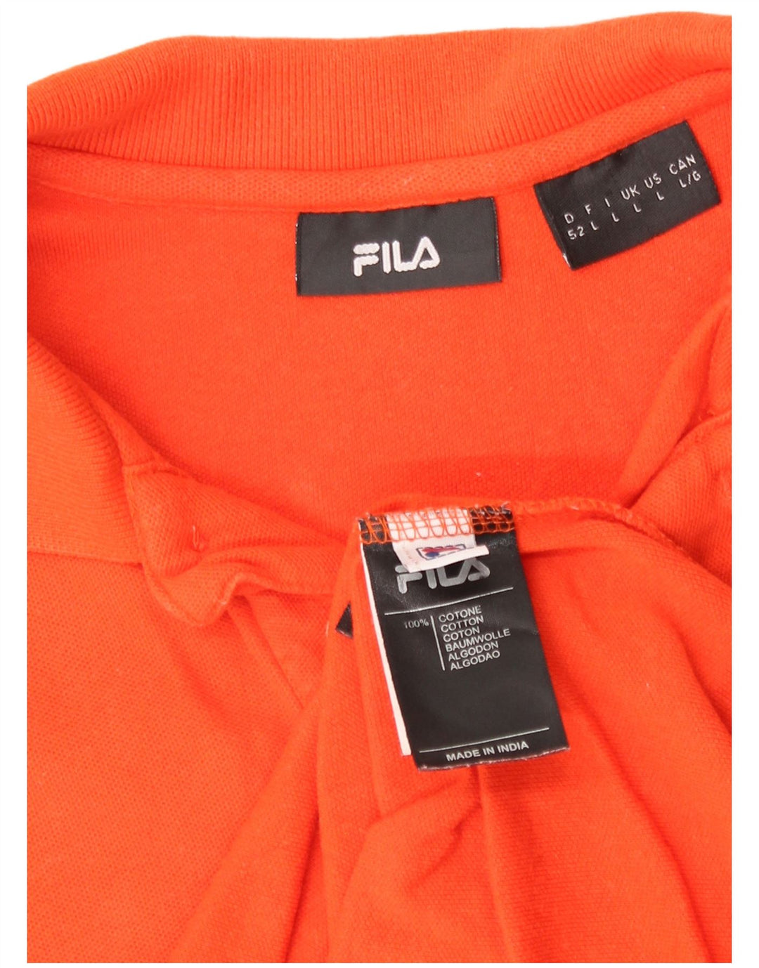 Fila muška polo majica velika narančasta pamuk