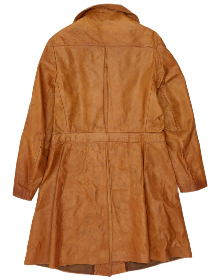 Vintage ženski kožni kaput UK 10 Small Brown