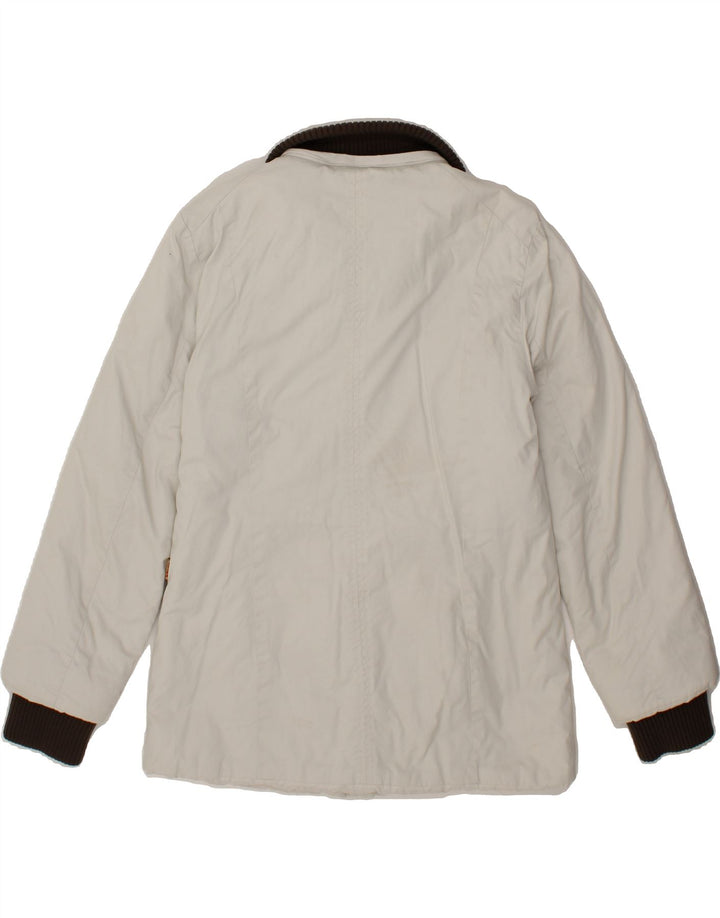 KHUJO Womens Windbreaker Jacket UK 18 XL Grey Cotton Vintage KHUJO and Second-Hand KHUJO from Messina Hembry 