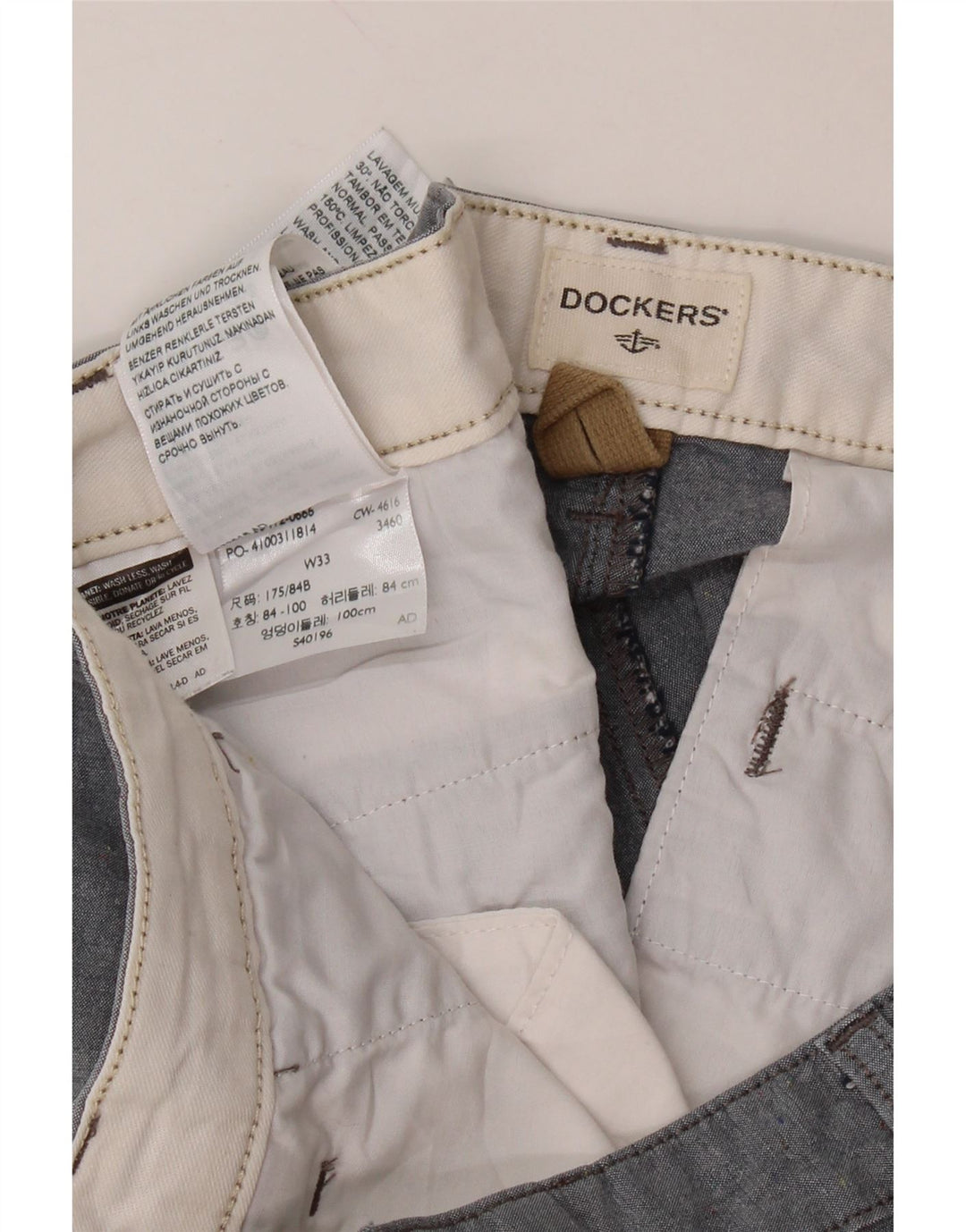 DOCKERS Mens Cargo Shorts W33 Medium Grey Cotton Vintage Dockers and Second-Hand Dockers from Messina Hembry 
