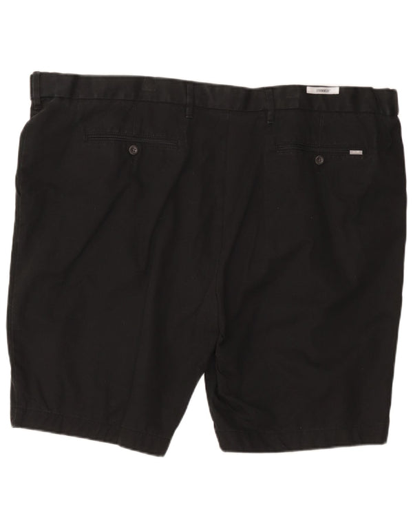 Marks & Spencer muške chino kratke hlače standardnog kroja W48 4XL crni pamuk