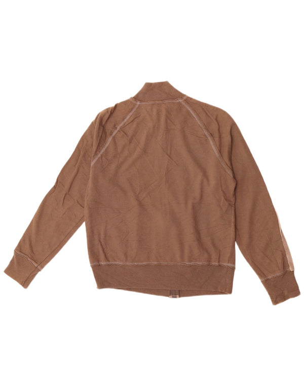Marks & Spencer ženska gornja jakna trenirke UK 14 Large Brown Colourblock