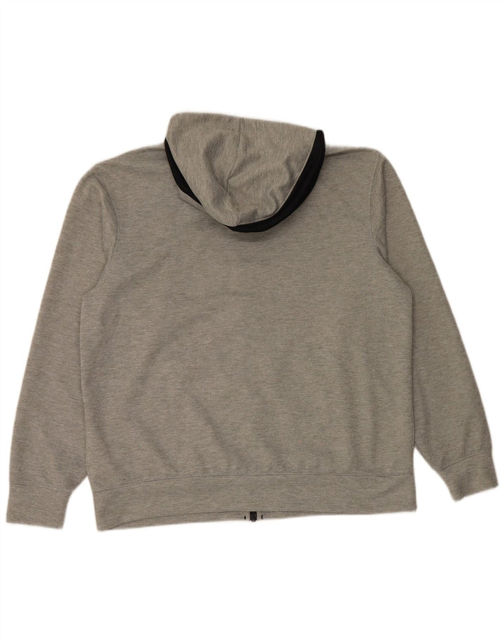 Nike muška pulover s kapuljačom Dri Fit, veliki sivi flekasti poliester