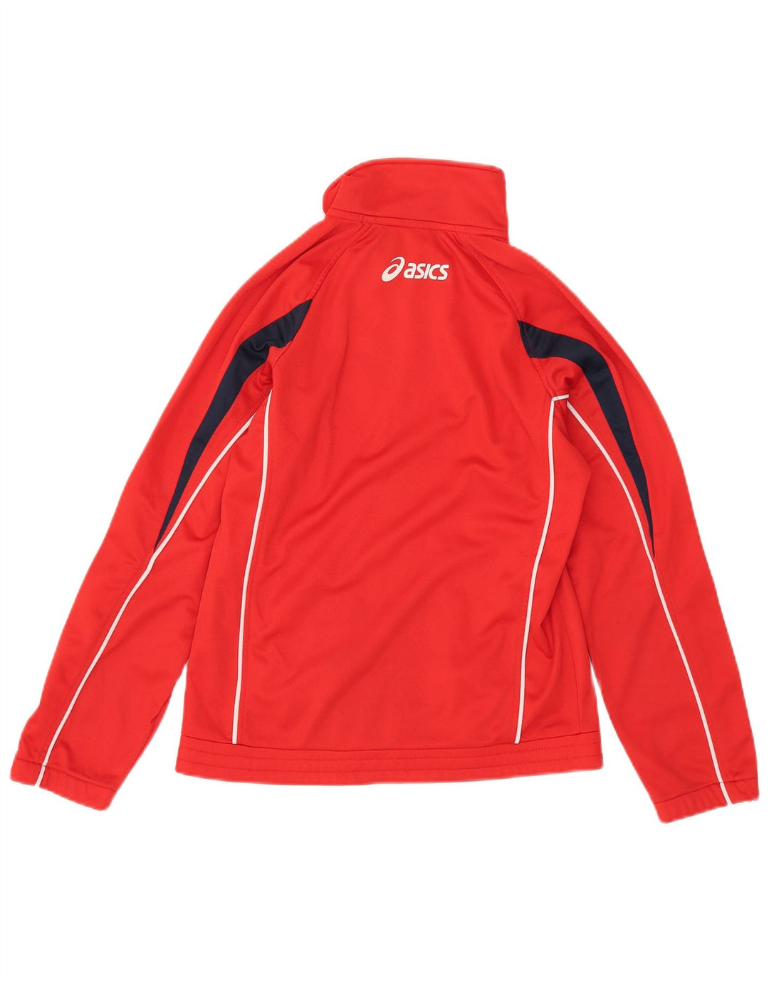 Asics ženska gornja jakna za trenirku UK 8 Small Red Colourblock
