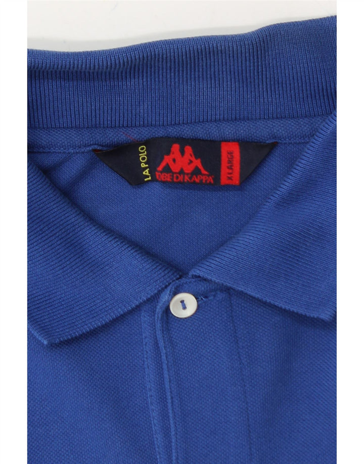 KAPPA Mens Polo Shirt XL Blue Cotton