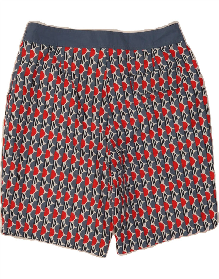 BODEN Mens Swimming Shorts Small  Multicoloured Geometric Polyester Vintage Boden and Second-Hand Boden from Messina Hembry 