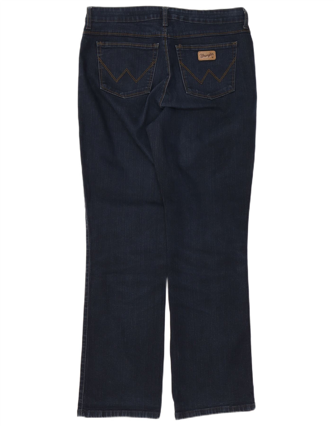 WRANGLER Ženske traperice Regular Bootcut W34 L32 tamnoplavi pamuk