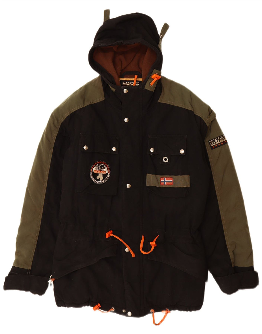 NAPAPIJRI muška vjetrovka s kapuljačom UK 38 srednje crna poliamidna